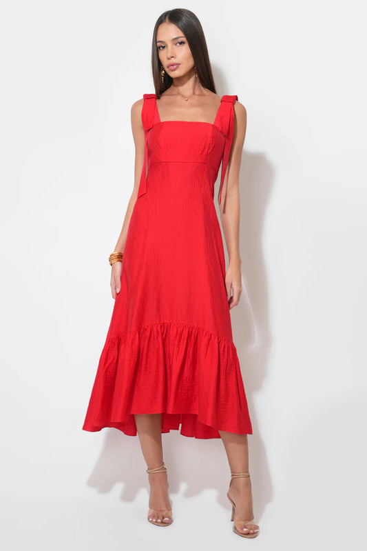 ADELYN RAE
INGRID BOW STRAP MIDI DRESS